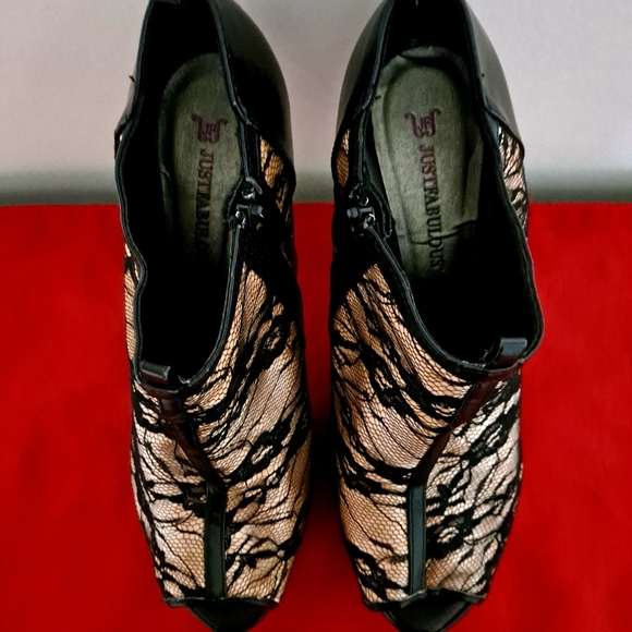 Just Fab Peep Toe Stilettos - Picture 6 of 7